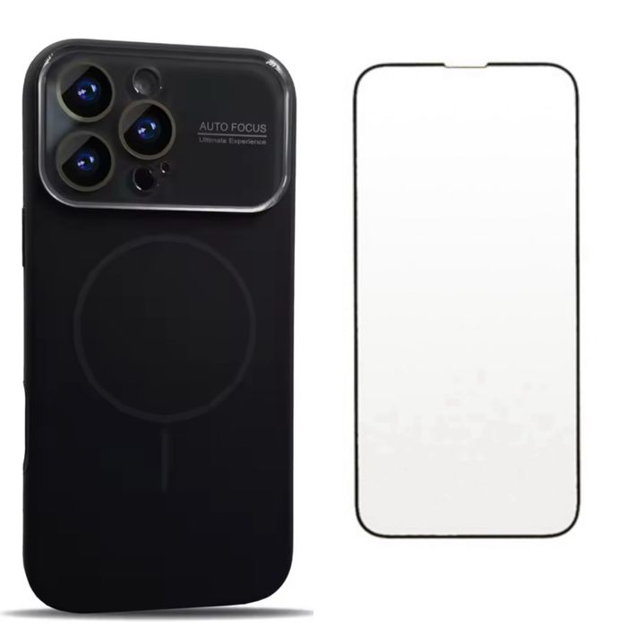 Iphone 17 17 PRO 17 PRO MAX - Husa Magsafe Autofocus + Folie Sticla