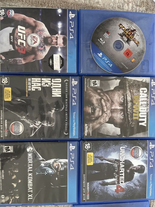 Пс 4. Игровые диски