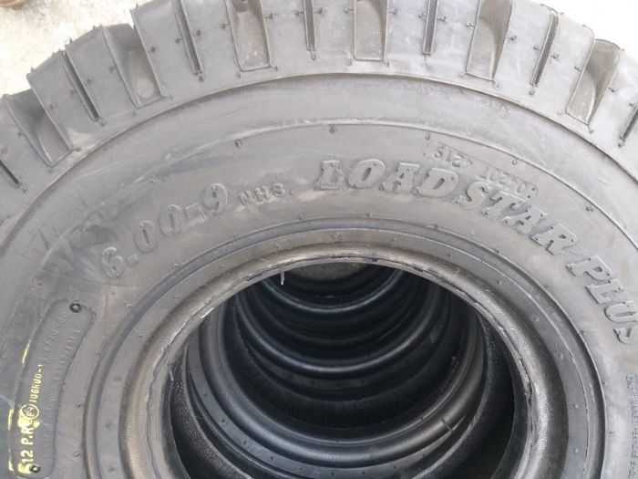 Anvelope noi 6.00-9 stivuitor cu camera cauciucuri industrial