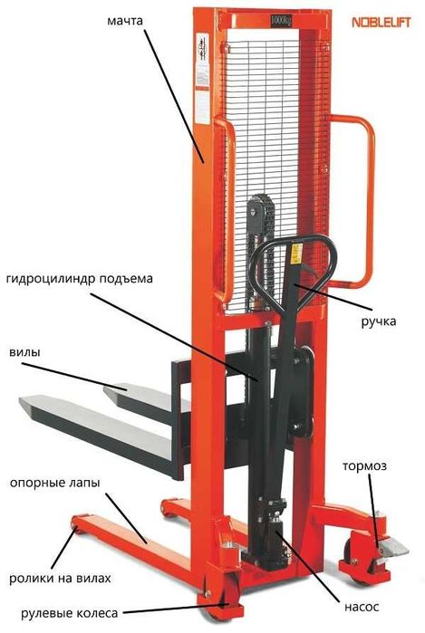 Штабелер гидравлический