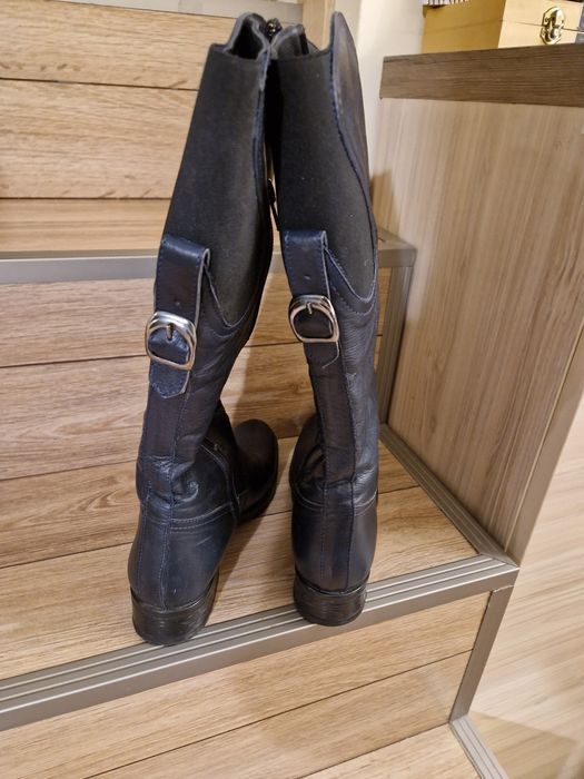 Топли ботуши естестева кожа