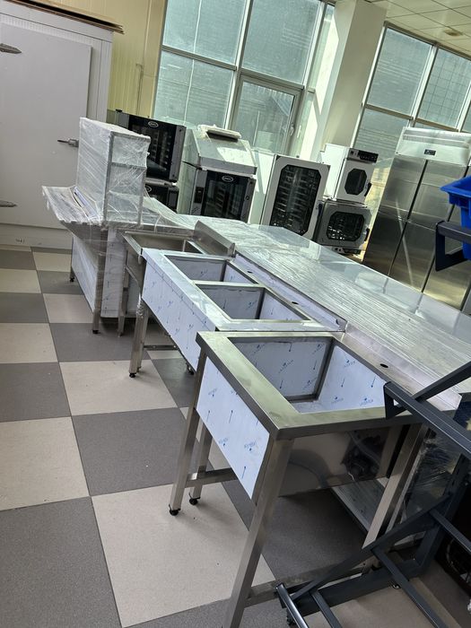 Столы мойки нейтральное оборудование для кухни нержавейка