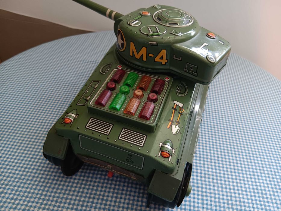jucarie veche din tabla Tank ,Japoneza anii 60, de colectie