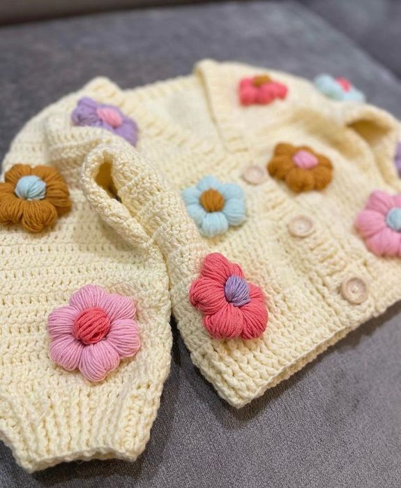 Детски жилетки плетени