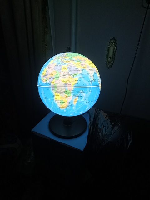Светящийся Глобус  светильник+ глобус Globus chiroq  Globe