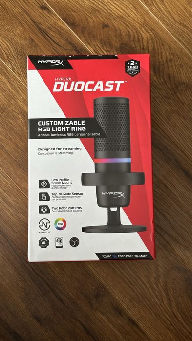 Hyper x duocast микрофон