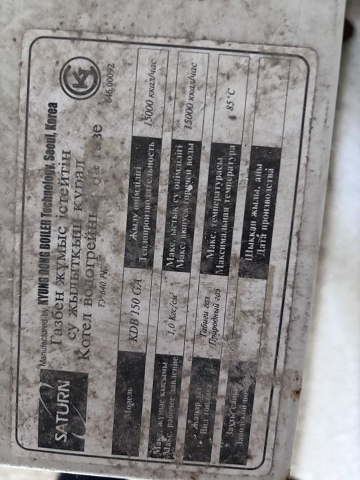 Котел для отопления Saturn