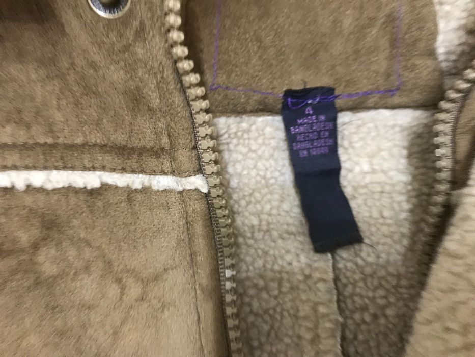 Детская куртка дубленка