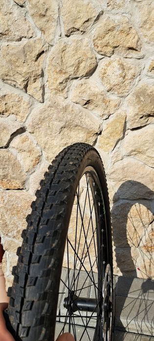 Set roti mtb Mach1 KLIXX de 29" cu cauciucuri, caseta si discuri