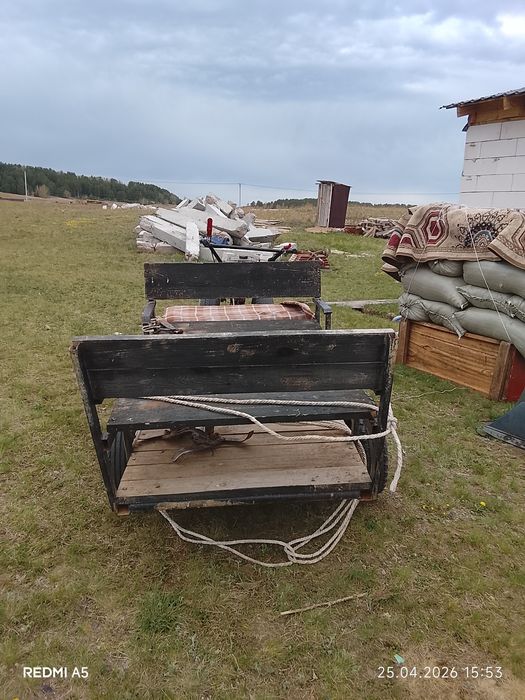 Қолдан жасалған мототележка