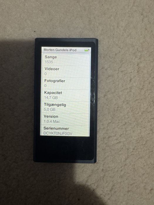 Ipod nano gen 7 si casti originale apple