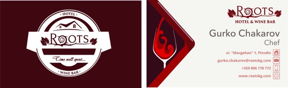 Визитки двустранни с календарче за 2025 год. 1000 и 2000 броя за 80 лв