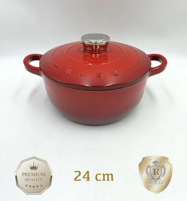 SMEG казан чугун 4л