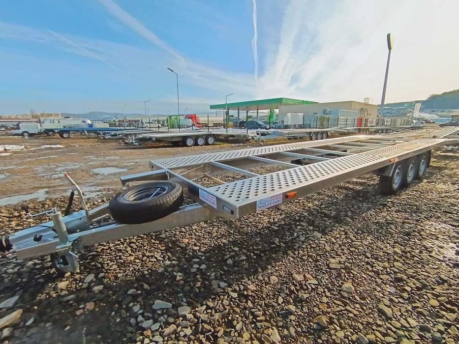 Trailer Taurus 8,5 m, 3,5 tone, 3 axe R14, ALUMINIU