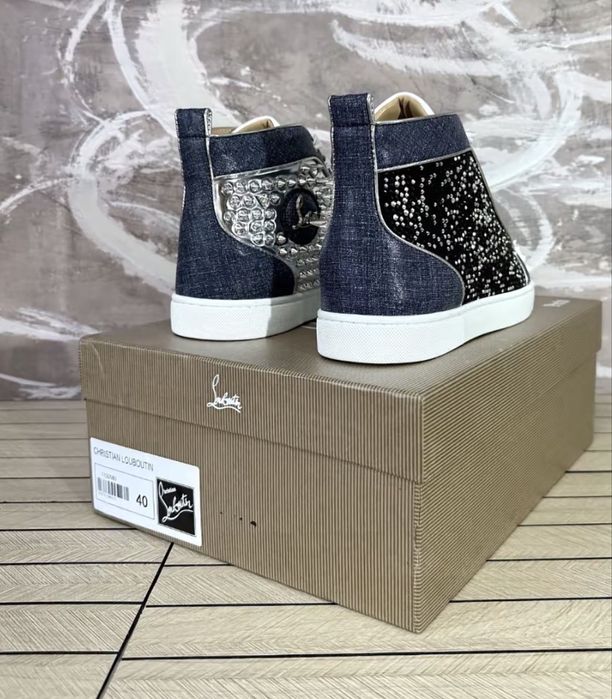 Vand Louboutin White and Blue