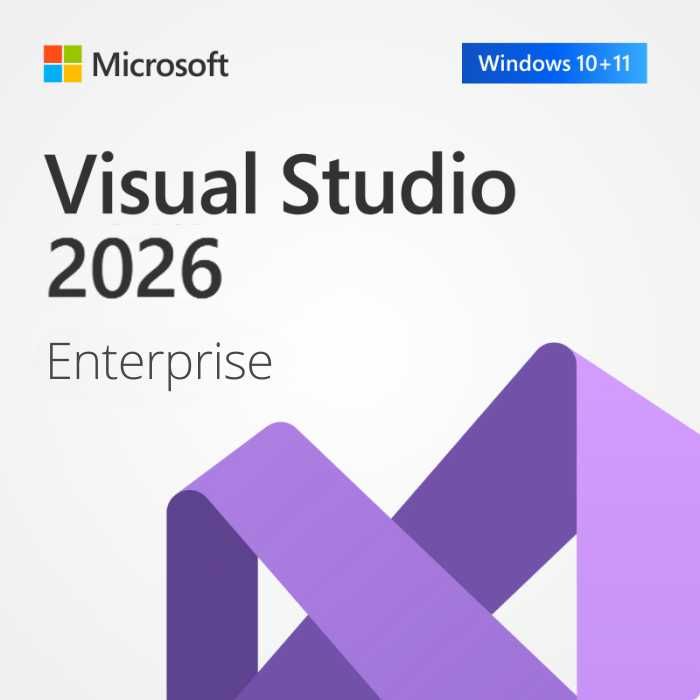 MS Visual Studio 2026 Enterprise- Global  Office Licență License Lifetime Official Microsoft License Licență Permanenta!