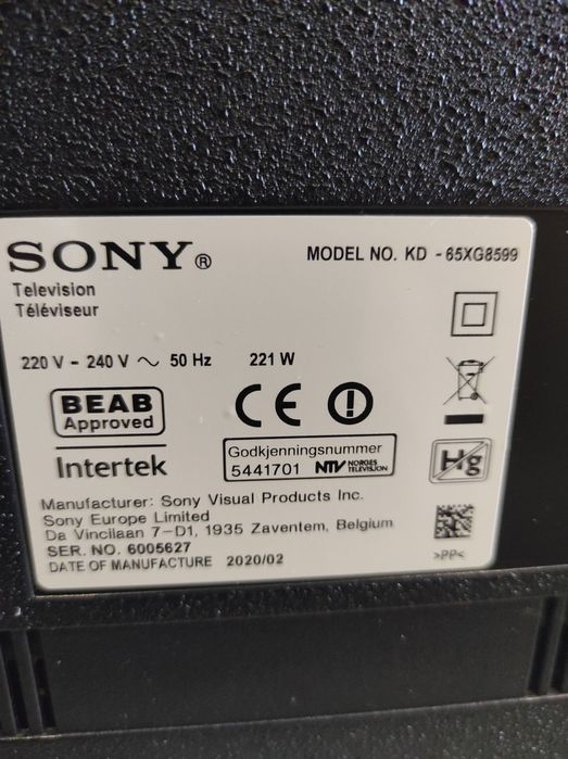 Sony Bravia 65 инча Android Ultra HD 4K