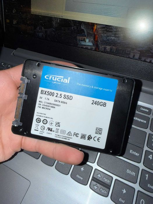 SSD Crucial 240 gb - 87% health