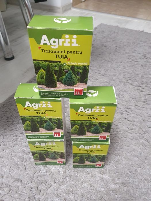 Agrii tratament tuia 2 tratamente
