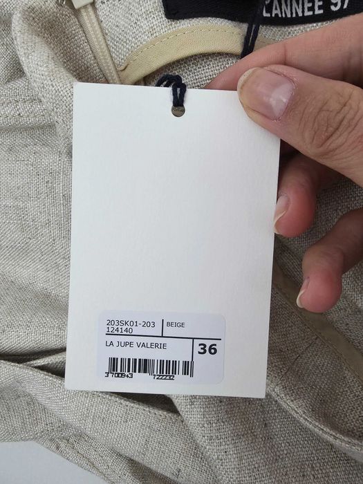 Fusta midi Jacquemus noua cu eticheta