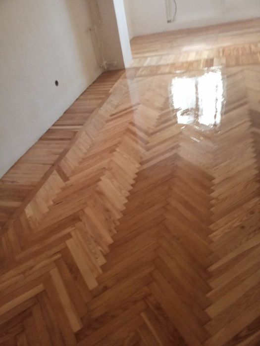 Шлифовка пол паркет