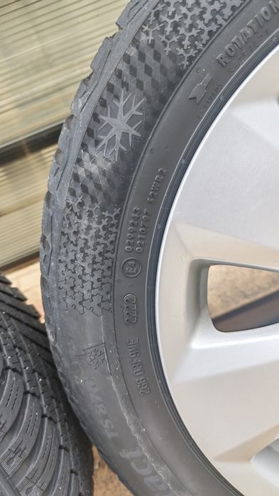 Jante Audi Vag 16 cu Anvelope Continental 205 55 16