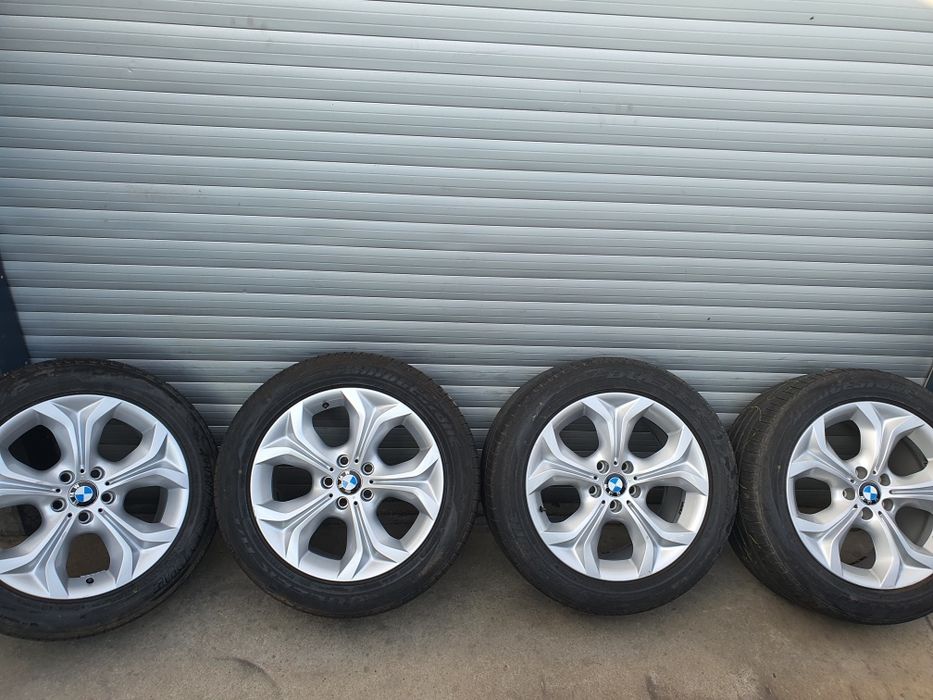 Jante Bmw X5, X6 originale 5x120 pe 19 in doua latimi  cu anvelope