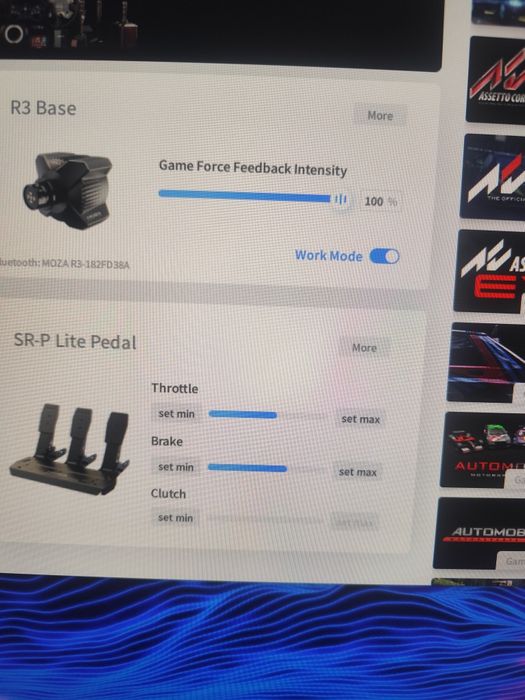 Moza R3 база + педали