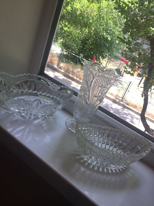 Хрусталь ссср , вазы , рюмки