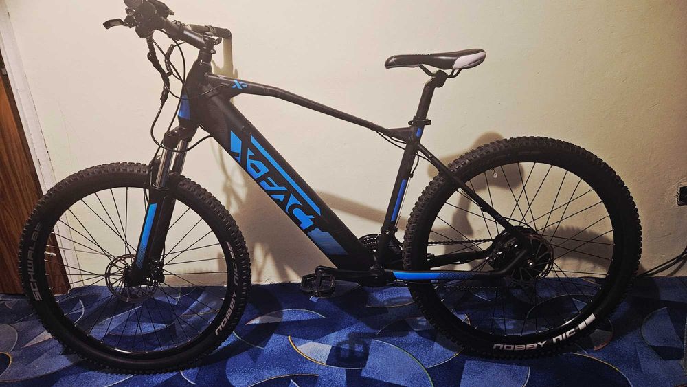 Vand Bicicleta electrica noua MTB X-Fact Raccon din 2026, autonomie mare, echipare Shimano