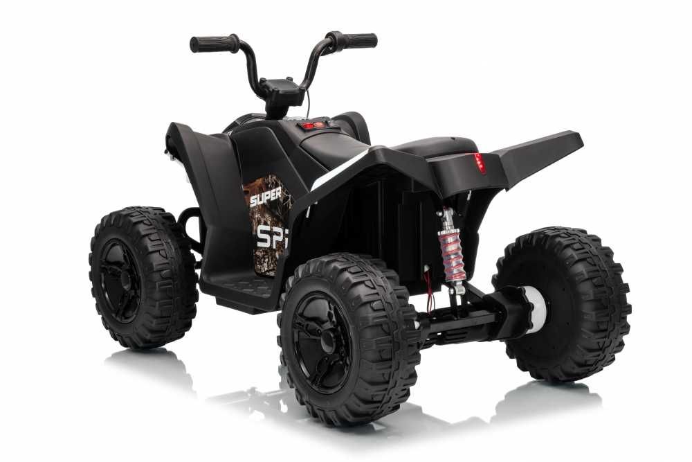Atv electric copii Nichiduta SuperMax Black. 24V,130w scaun piele ,Eva