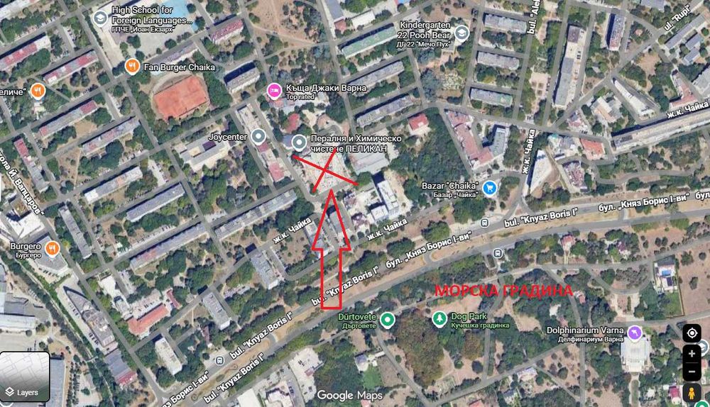 Бутикова нова сграда в кв.Чайка тристаен 90 кв.м