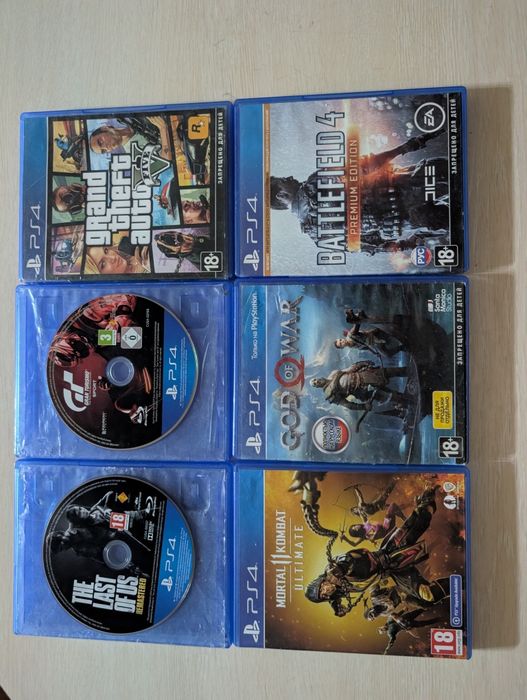 Игры на дисках PS4/PS5