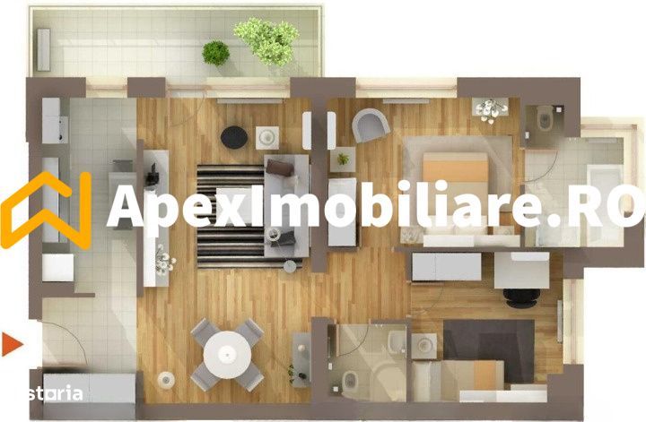 Ap 3 camere de inchiriat Iancu Nicolae Bucuresti | ApexImobiliare.ro — fotografia 3