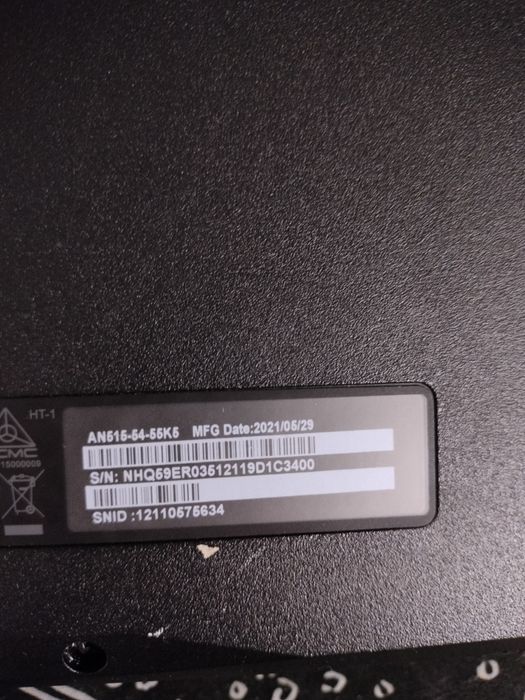 Acer Nitro 5 AN515 54 не включается