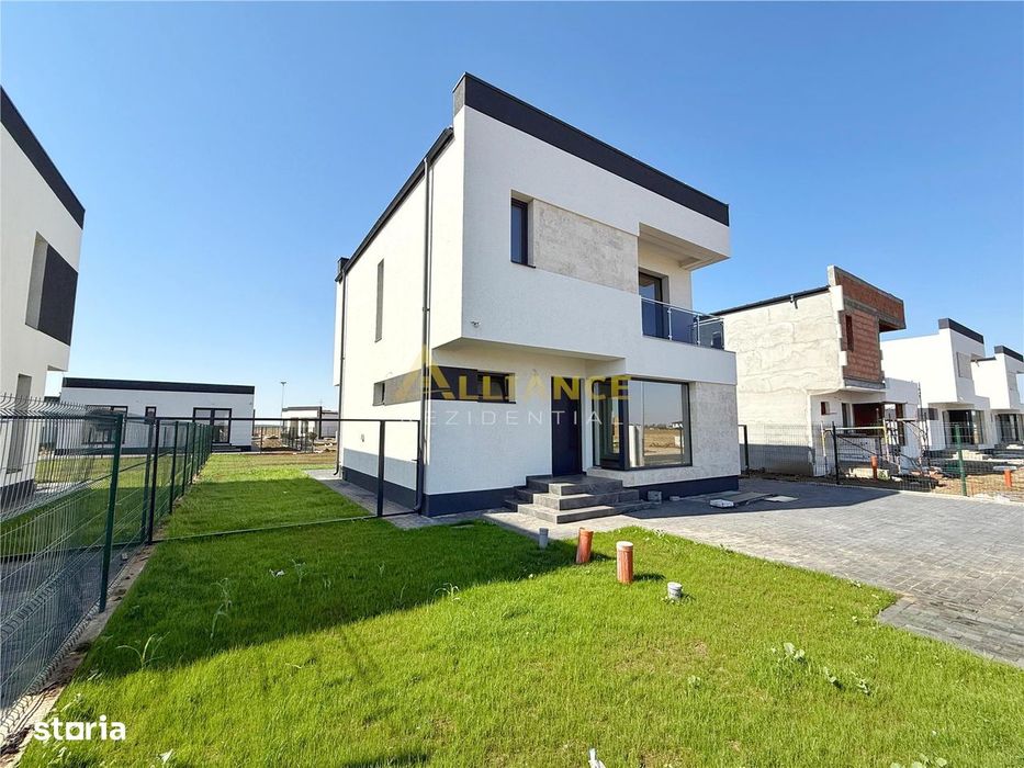 Vila individuala P+1E - 4 camere 3 bai - 350mp teren - 2 minute STV