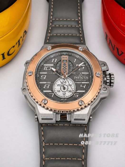 INVICTA Downforce Rose gold 56 mm, Инвикта нов мъжки часовник