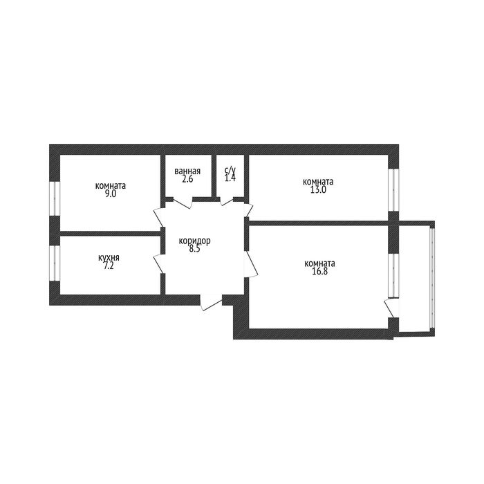Продам 3 комнатную квартиру
