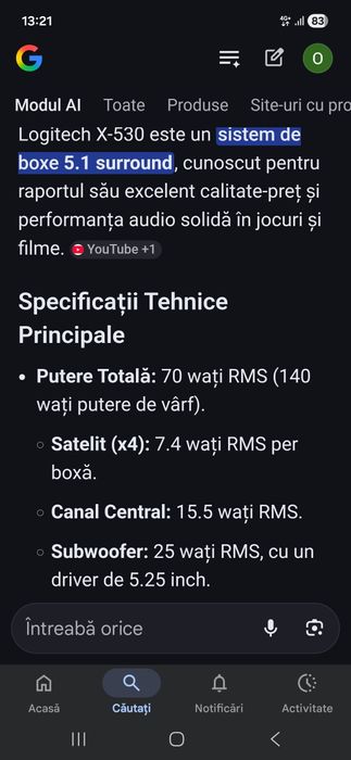 Sistem Logitech  X-530