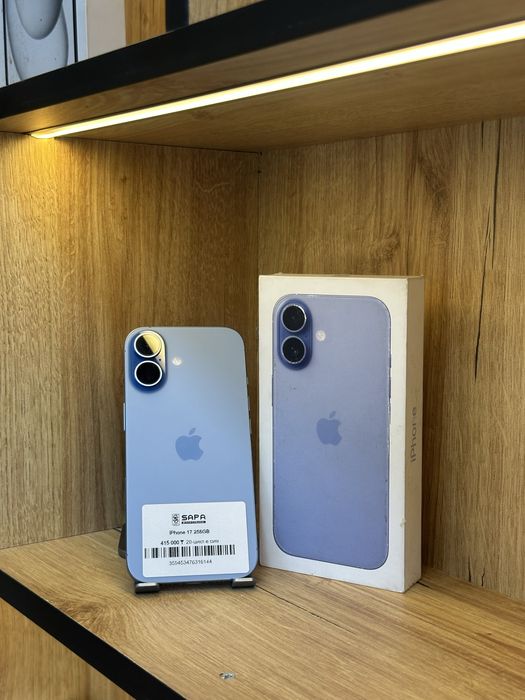 iphone 17 blue 20-цикл е сим