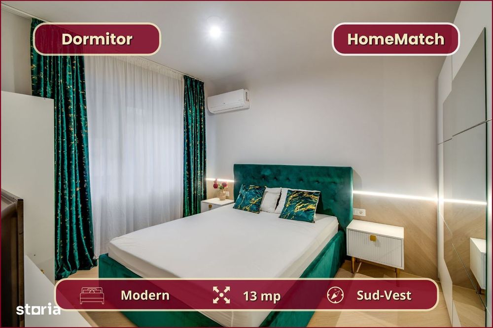 Cortina North || 2 Camere || Parcare subterană || Comision 0%