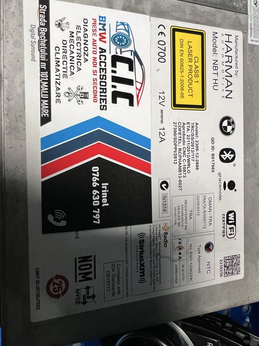 Navigatie mare navi nbt bmw f10 f11 f01 f02 lci f06 f12 f13