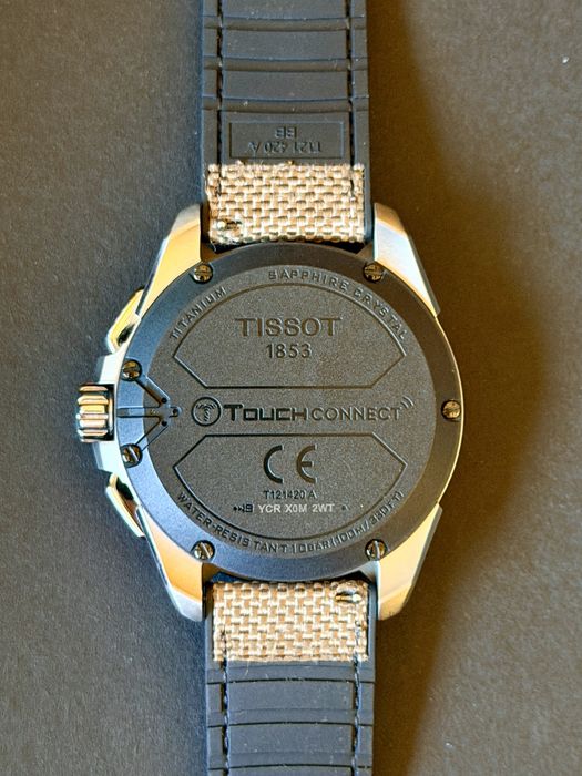 Tissot T-Touch Connect Solar Titanium 47.5 mm – Full Set + curea piele nouă