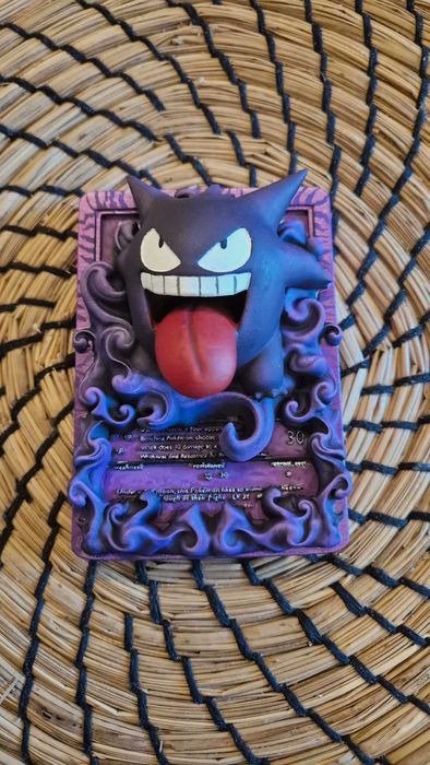 3D Принтирани Покемон Карти_ Gengar / Haunter / Gastly