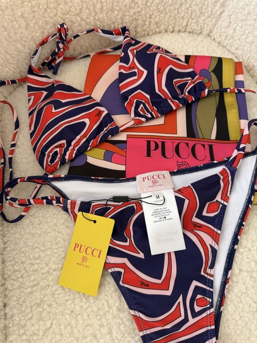 Pucci дамски бански с шал М