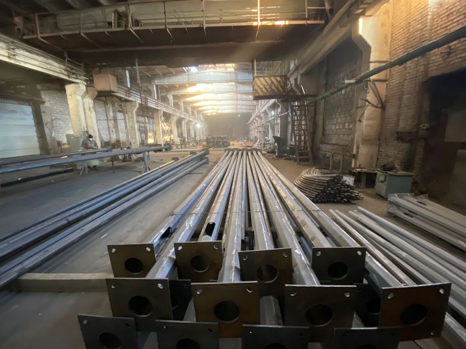 Опоры освещения граненые