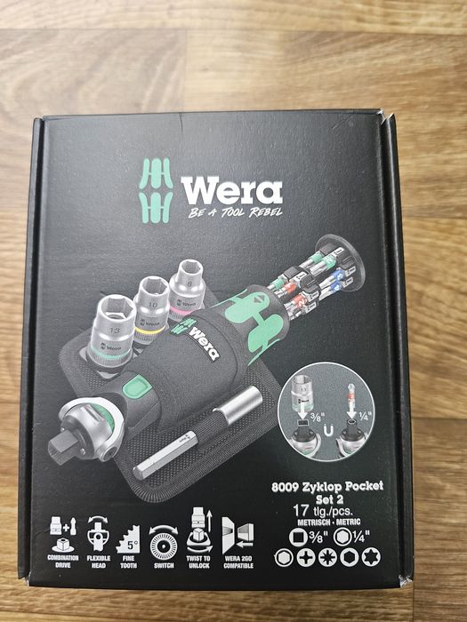 WERA 8009 Zyklop Poket Set 2