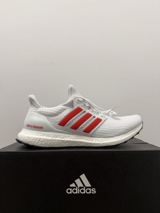 Adidas UltraBoost 4.0 DNA White Scarlet - 43