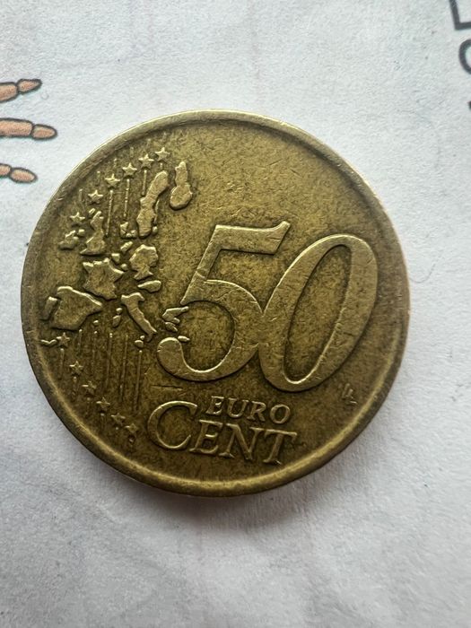 Vând 50eurocenti an 2002 Italia