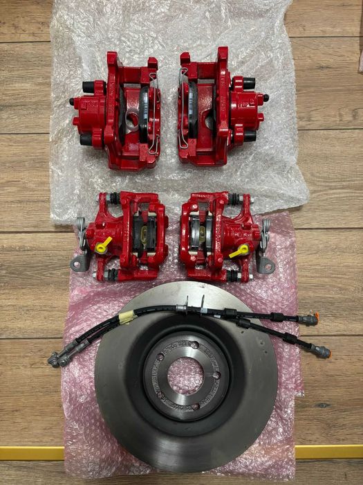 Set fata / spate placute frana cu etrieri + discuri FORD PUMA ST